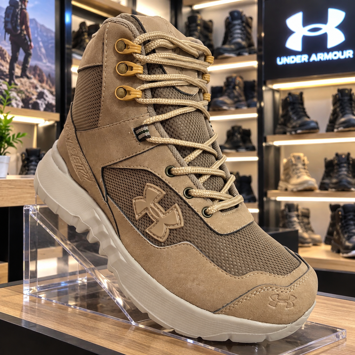 BOTA UNDER ARMOUR EVA CANELA # 1