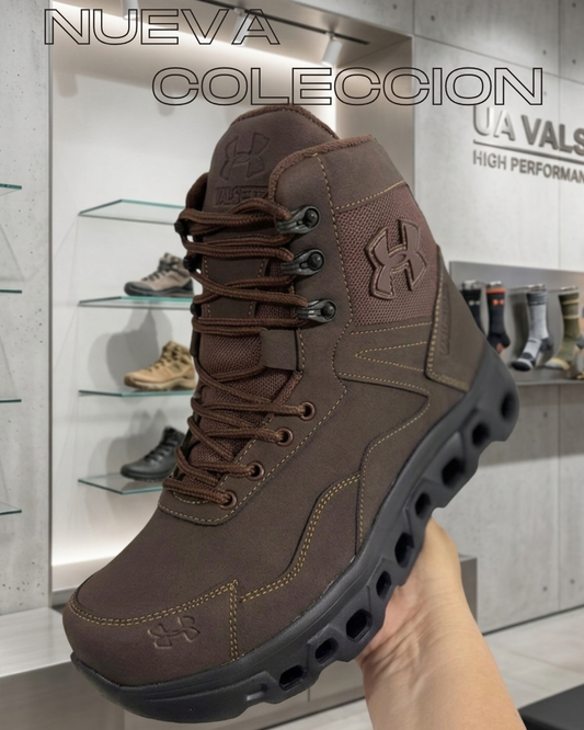 BOTA UNDER ARMOUR SHADOOW # 8  MARRON